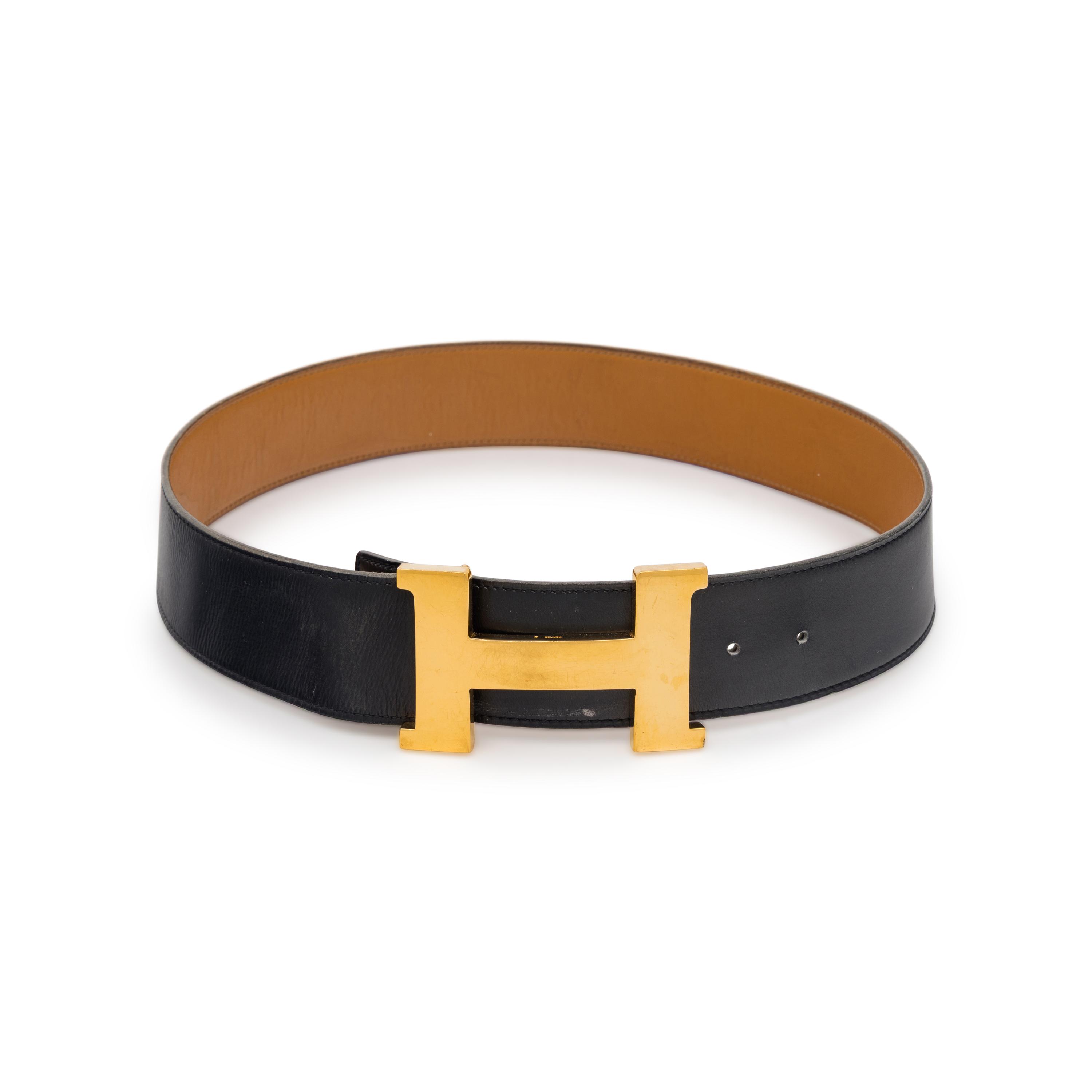 Hermès, Constance Belt with Large Buckle, 1974