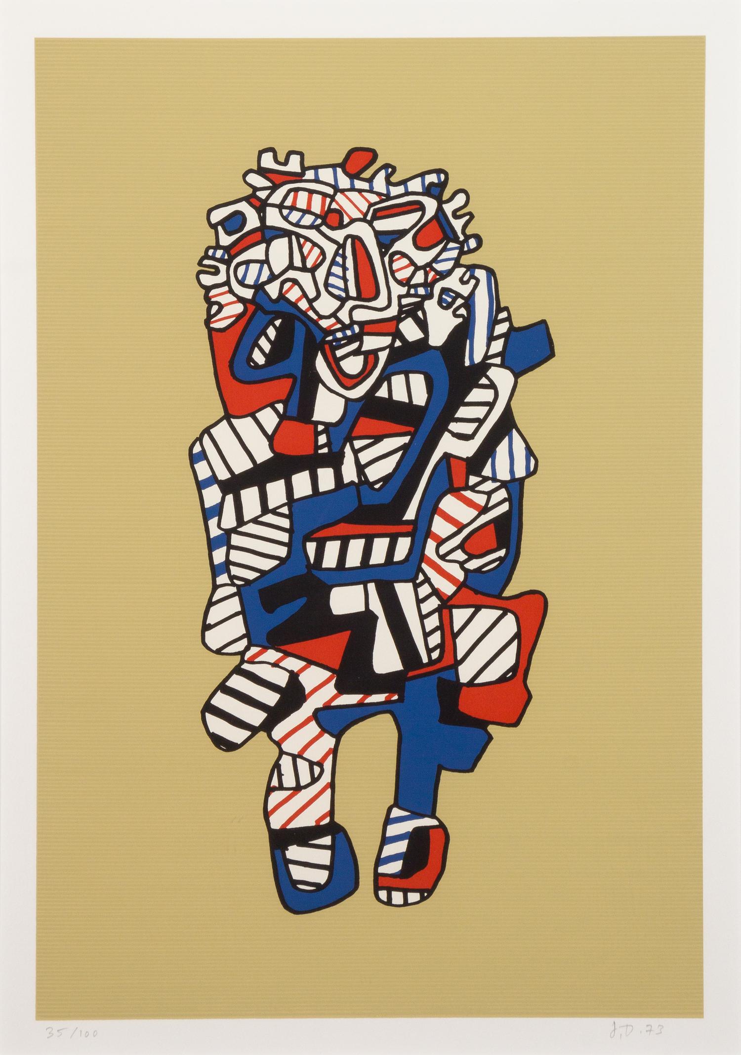 Jean Dubuffet, (French, 1901-1985), Celebrator, 1973