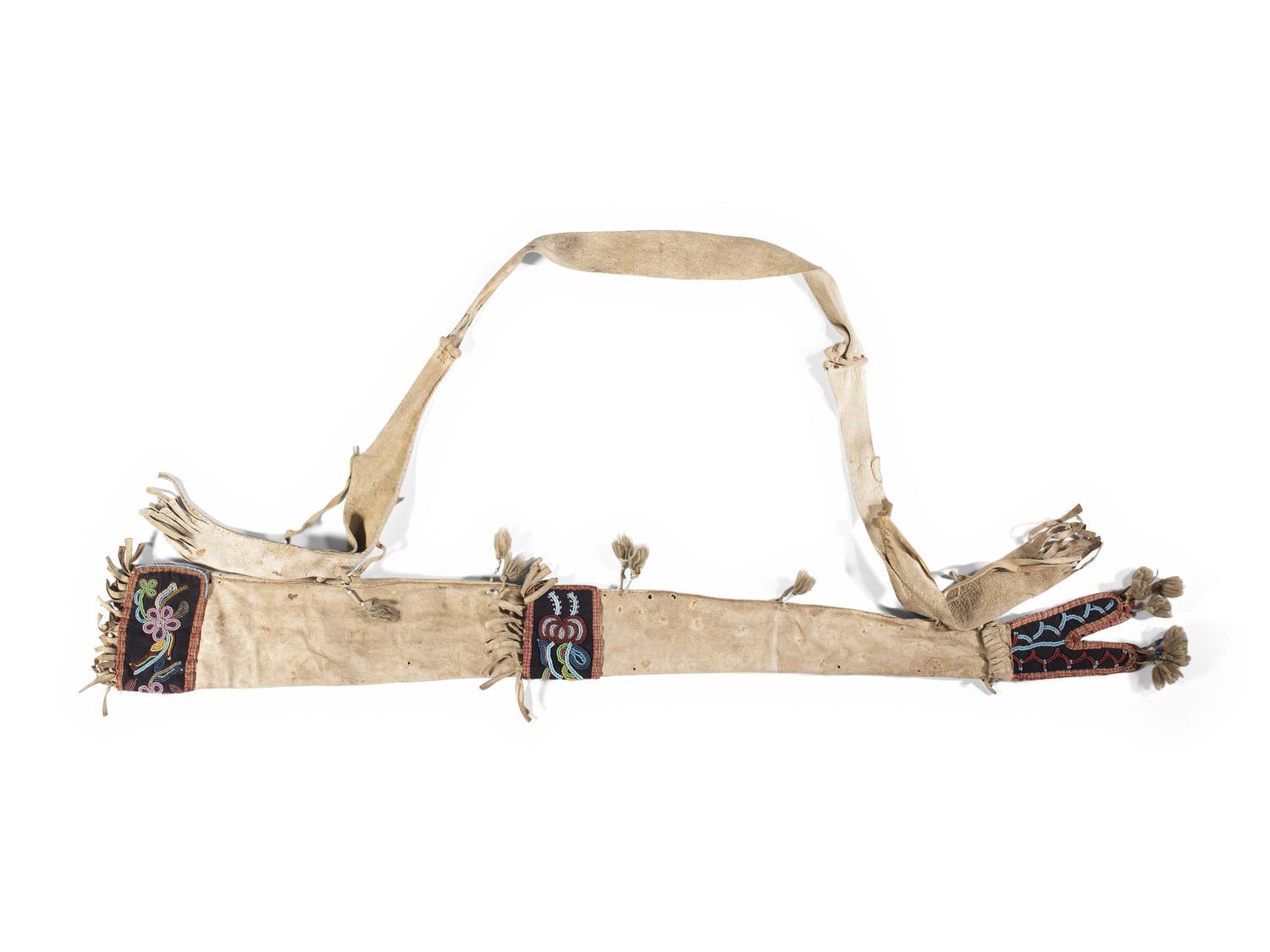 Cree Beaded Hide Rifle Scabbard