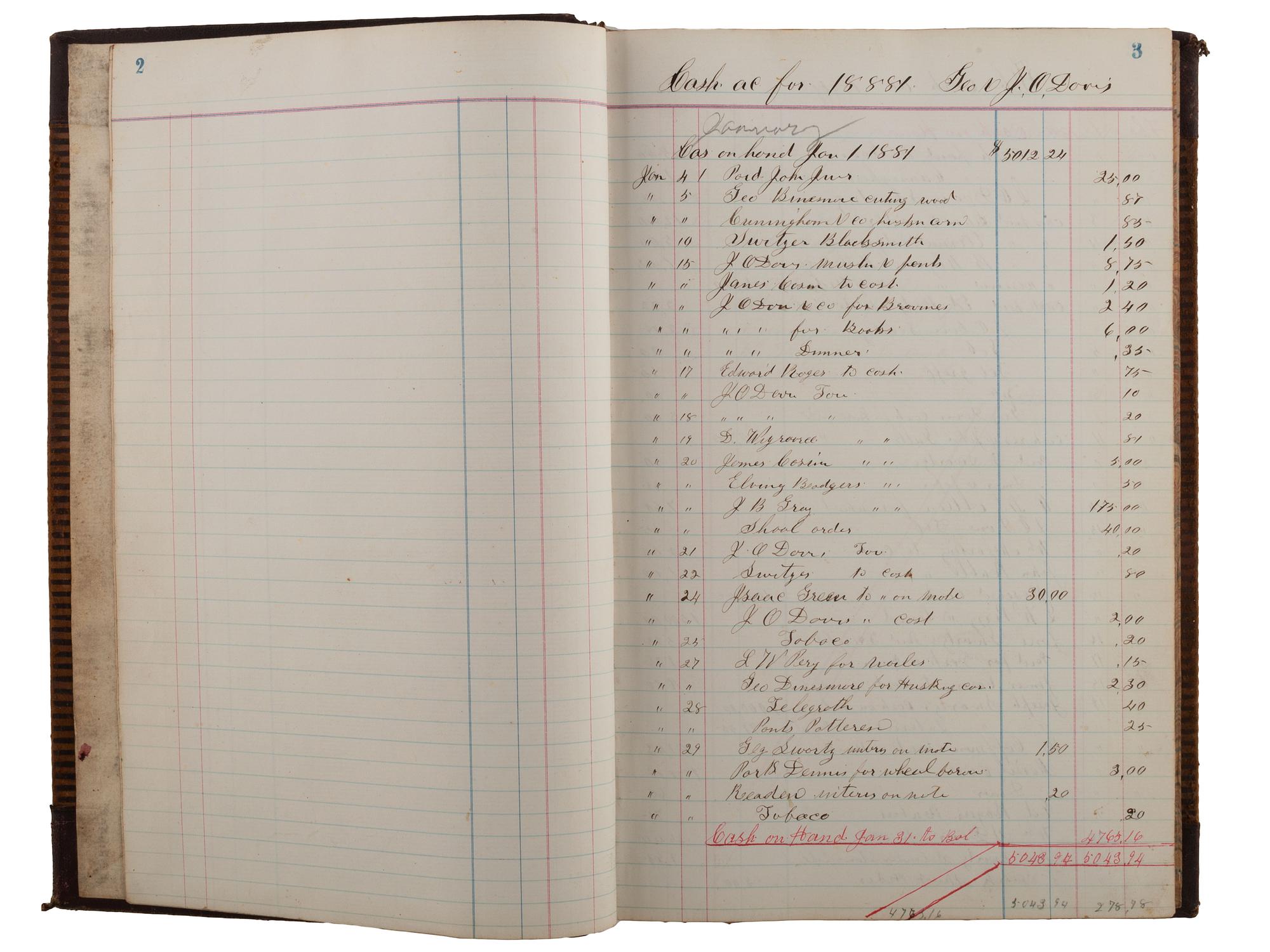 [BUSINESS] -- [OHIO]. Assortment of 19th-20th century letters, documents and account books, highlighted by a Sidney Hall map of the United States and World War I correspondence.