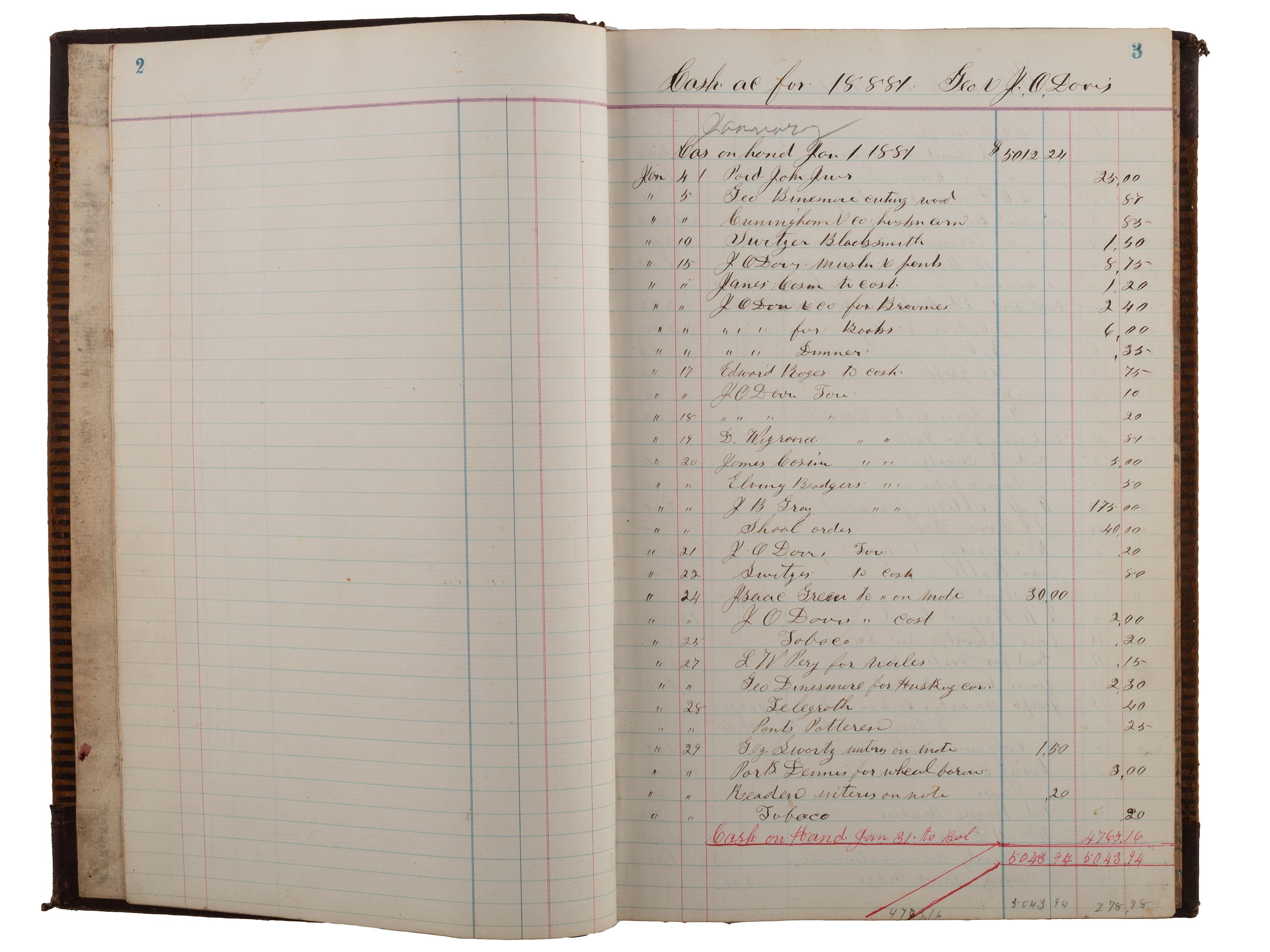 [BUSINESS] -- [OHIO]. Assortment of 19th-20th century letters, documents and account books, highlighted by a Sidney Hall map of the United States and World War I correspondence.