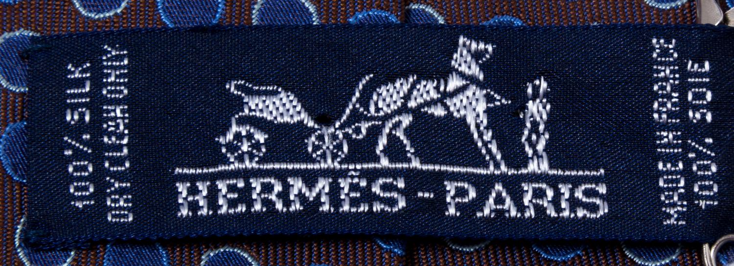 A Pair of Hermès Silk Ties,