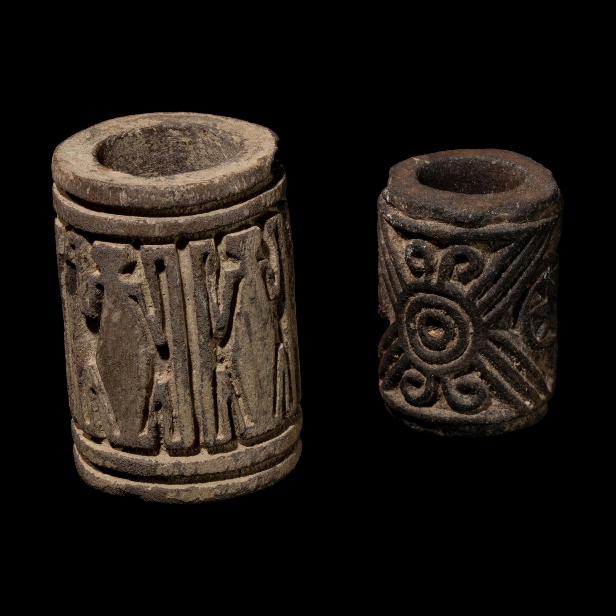 Two Pre-Columbian Stamp Rollers