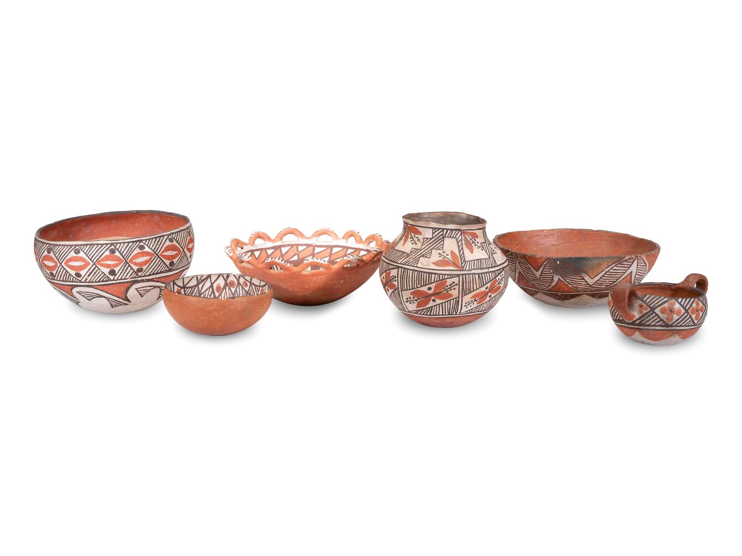 Collection of Isletta Pottery