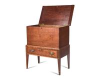 A Federal Inlaid Cherry Sugar Chest