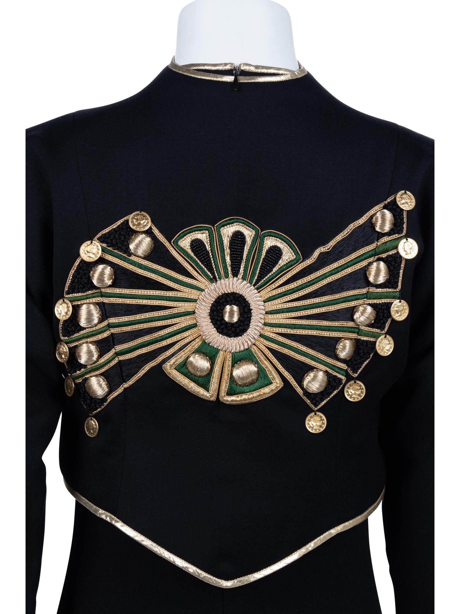 Geoffrey Beene Jumpsuit with Crop Jacket, Fall 1990
