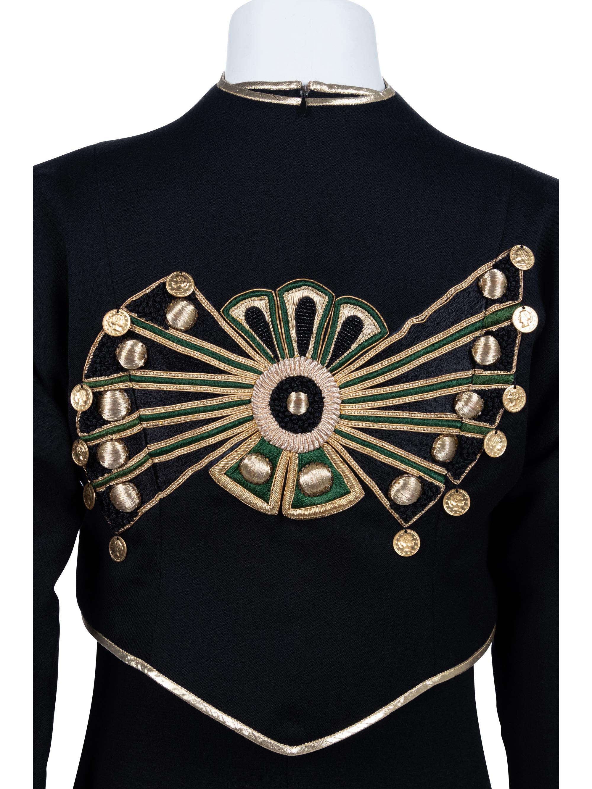 Geoffrey Beene Jumpsuit with Crop Jacket, Fall 1990