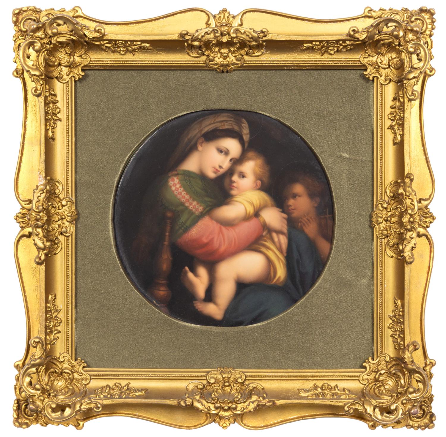 A Berlin (K.P.M.) Porcelain Plaque