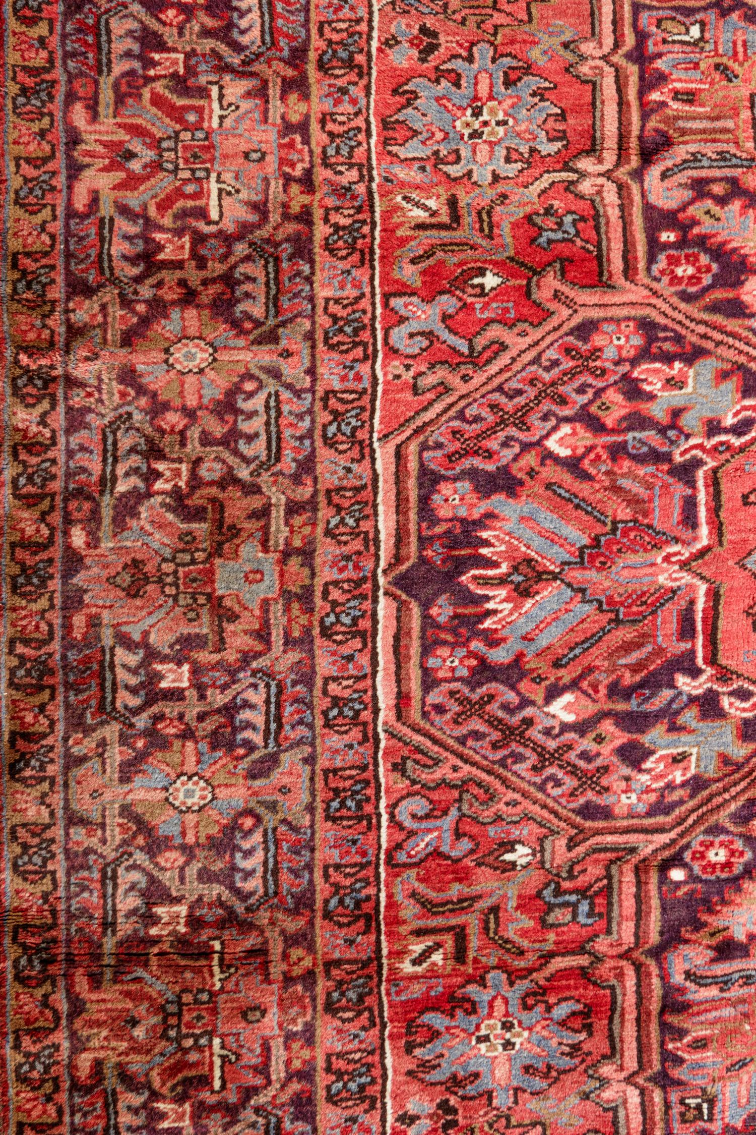A Heriz Wool Rug