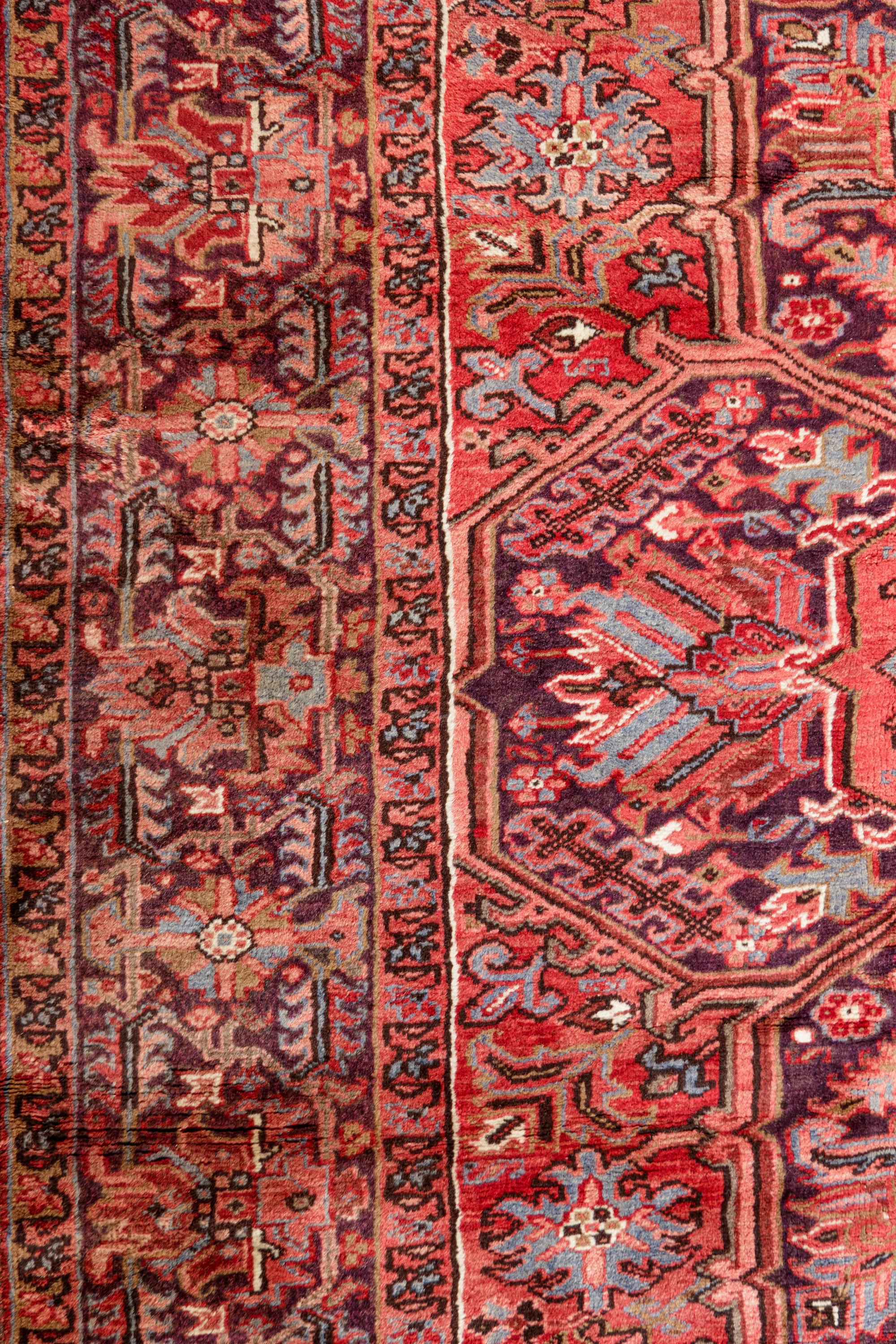 A Heriz Wool Rug