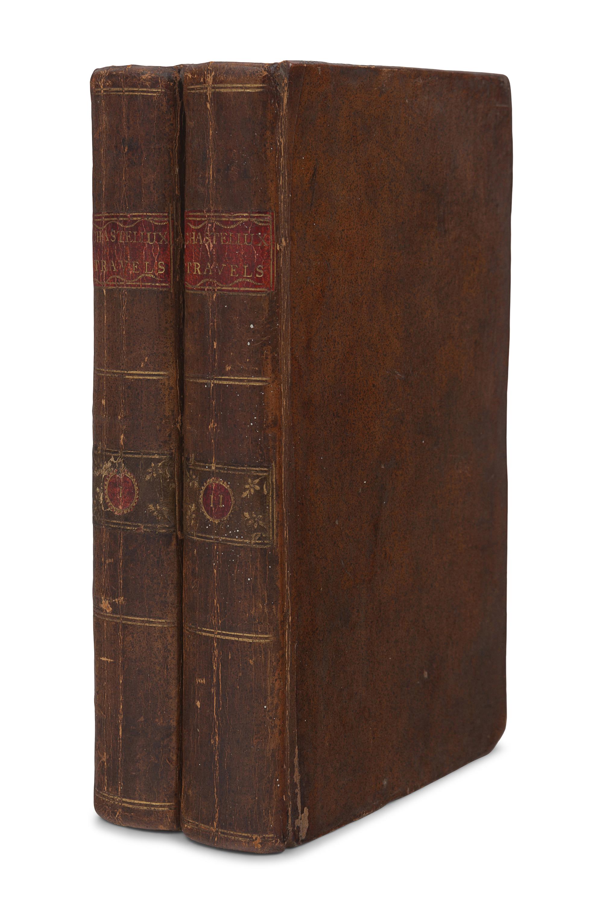 CHASTELLUX, Franois Jean, Marquis de (1734-1788). Travels in North-America in the Years 1780, 1781, and 1782... translated from the French by an English Gentleman . Dublin: Printed for Messrs. Colles, Moncrieffe, and others, 1787.