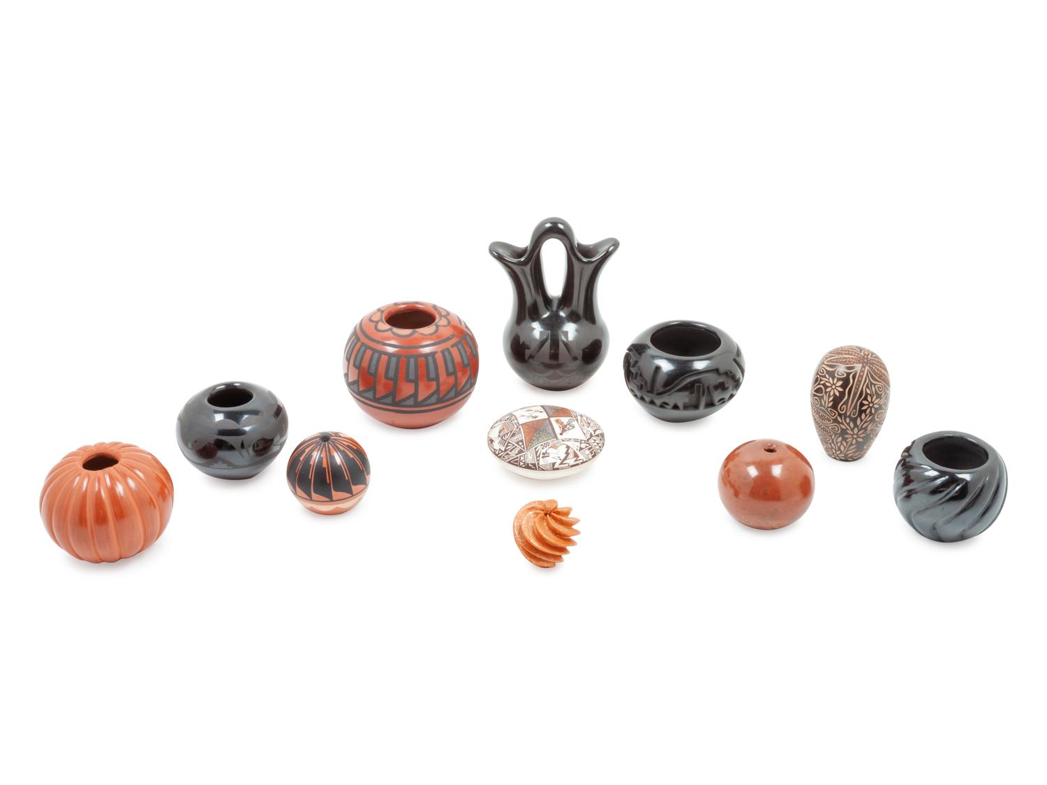 Eleven Pueblo Vessels