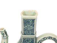 A Blue and White Porcelain Norwegian Market Ewer