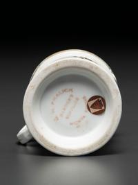 A Tractor Salesman's Porcelain Occupational Shaving Mug Belonging to Wallace White