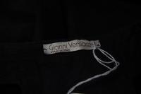 A Gianni Versace Black Linen Tank,