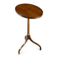 A Baker Parcel-Gilt Mahogany Side Table
