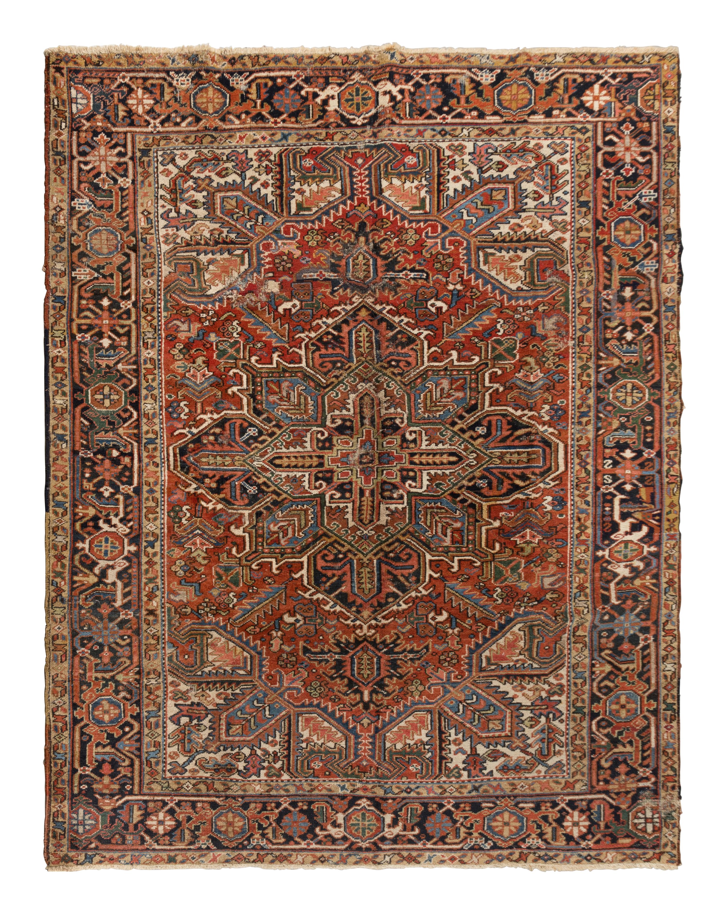 A Heriz Rug