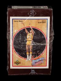 A Large Group of 1991-92 Upper Deck Basketball Unopened Material,