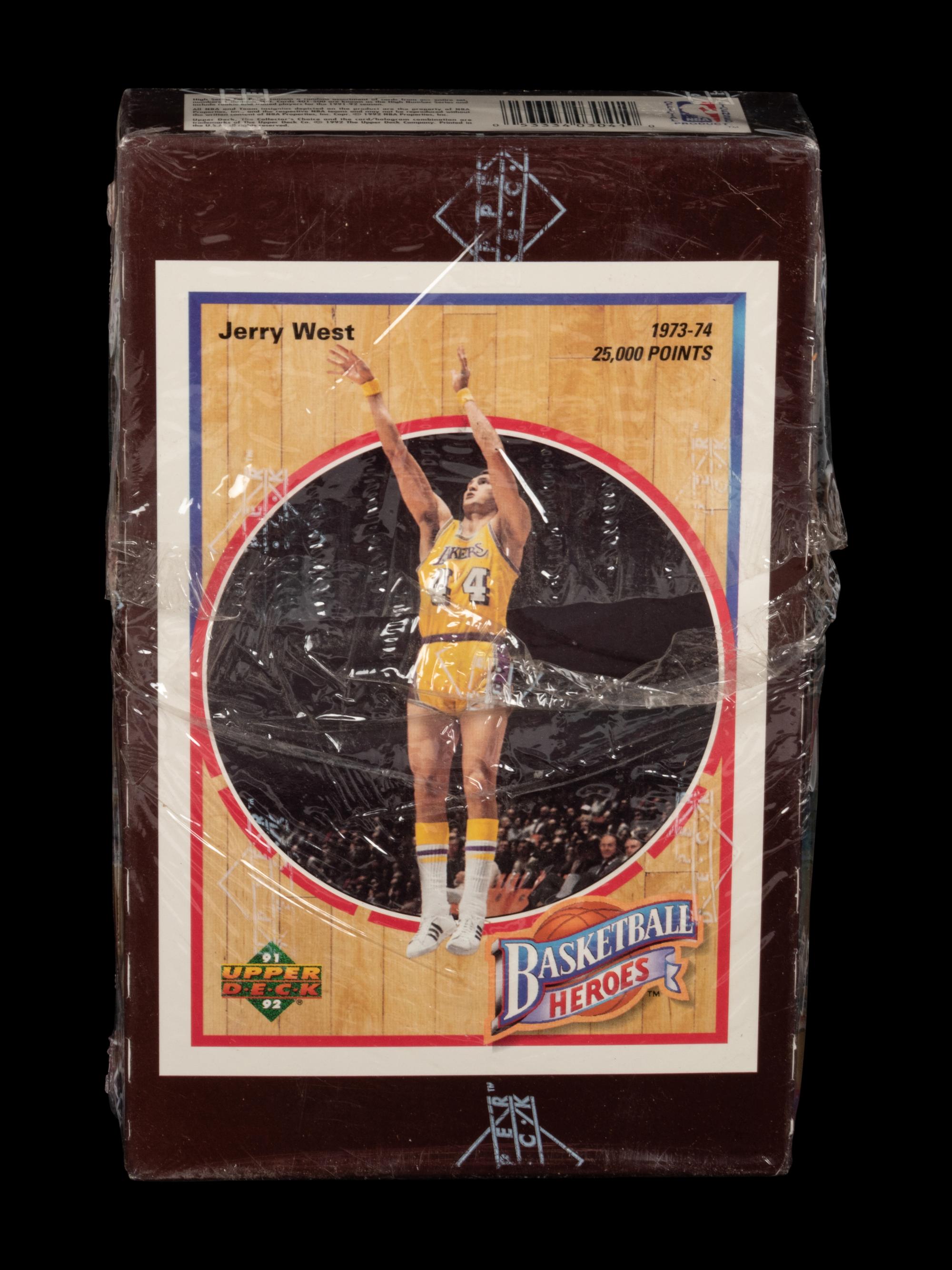 A Large Group of 1991-92 Upper Deck Basketball Unopened Material,