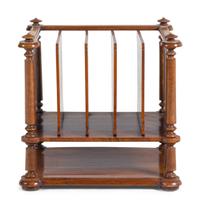 A William IV Walnut Canterbury