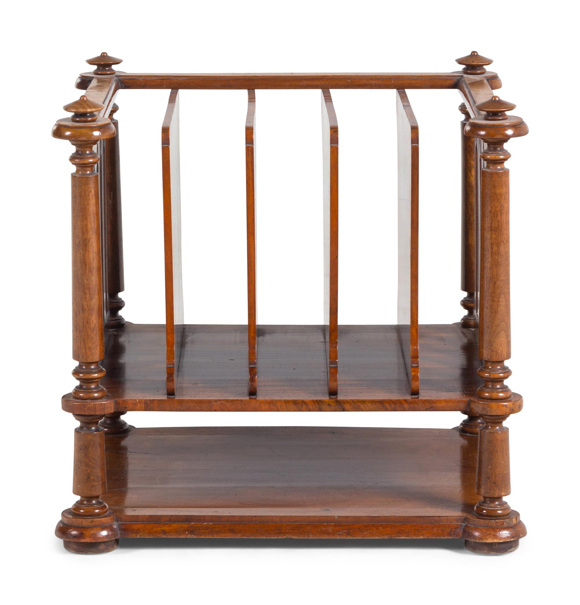 A William IV Walnut Canterbury