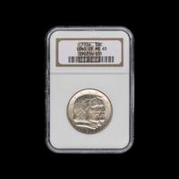 A 1936 Long Isla nd Commemorative 50c Coin [NGC MS65]