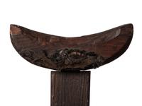 [CIVIL WAR]. Crutch with carved initials and boot.