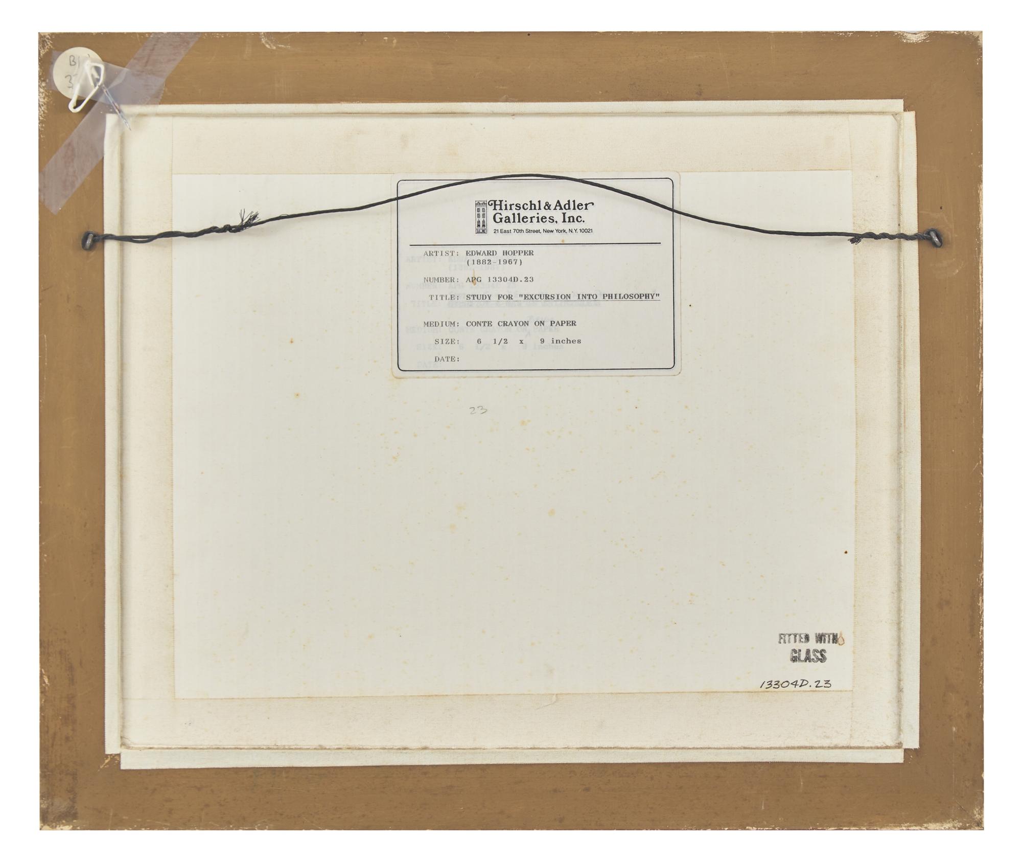 Study for Excursion into Philosophy, c. 1959