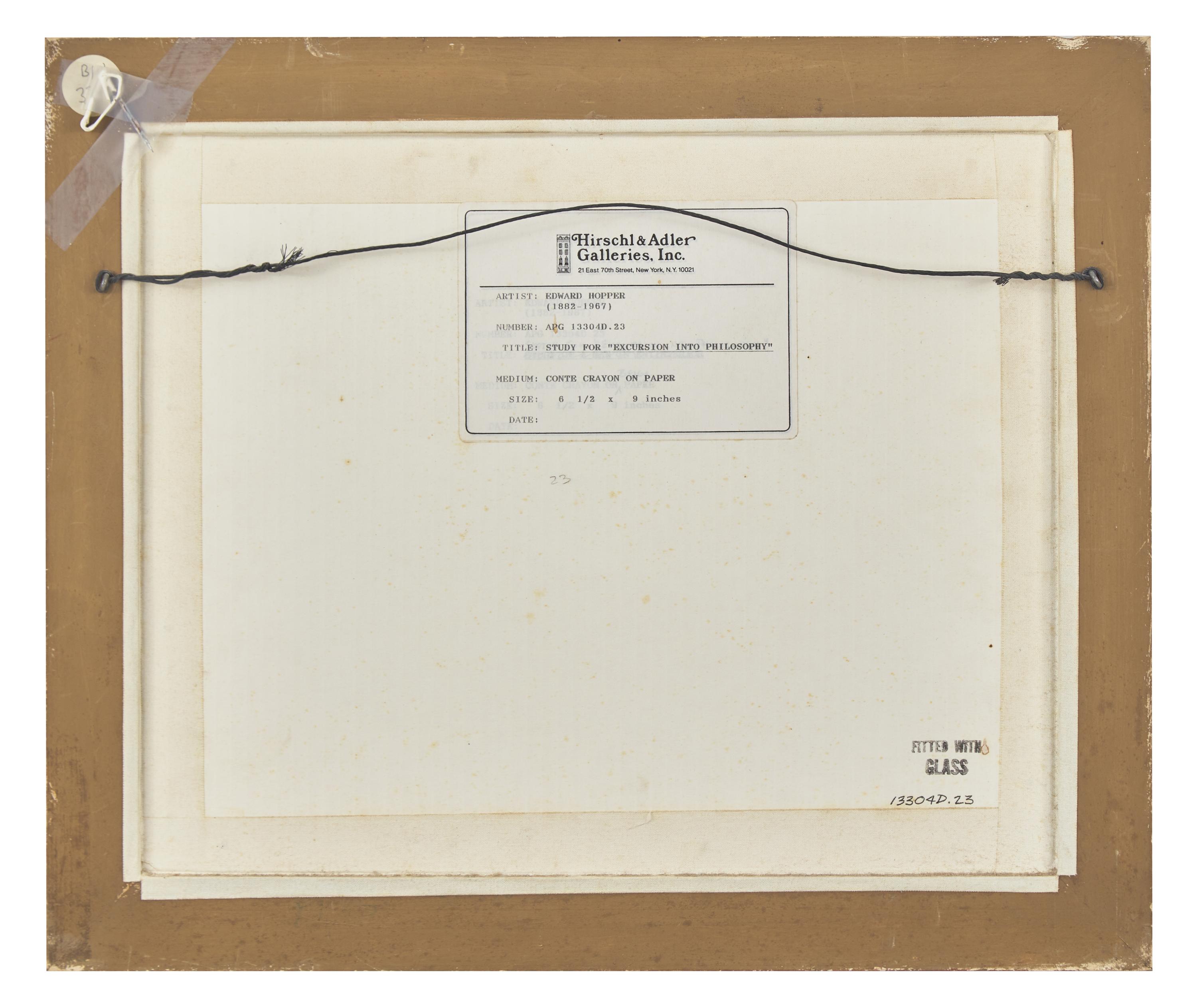 Study for Excursion into Philosophy, c. 1959
