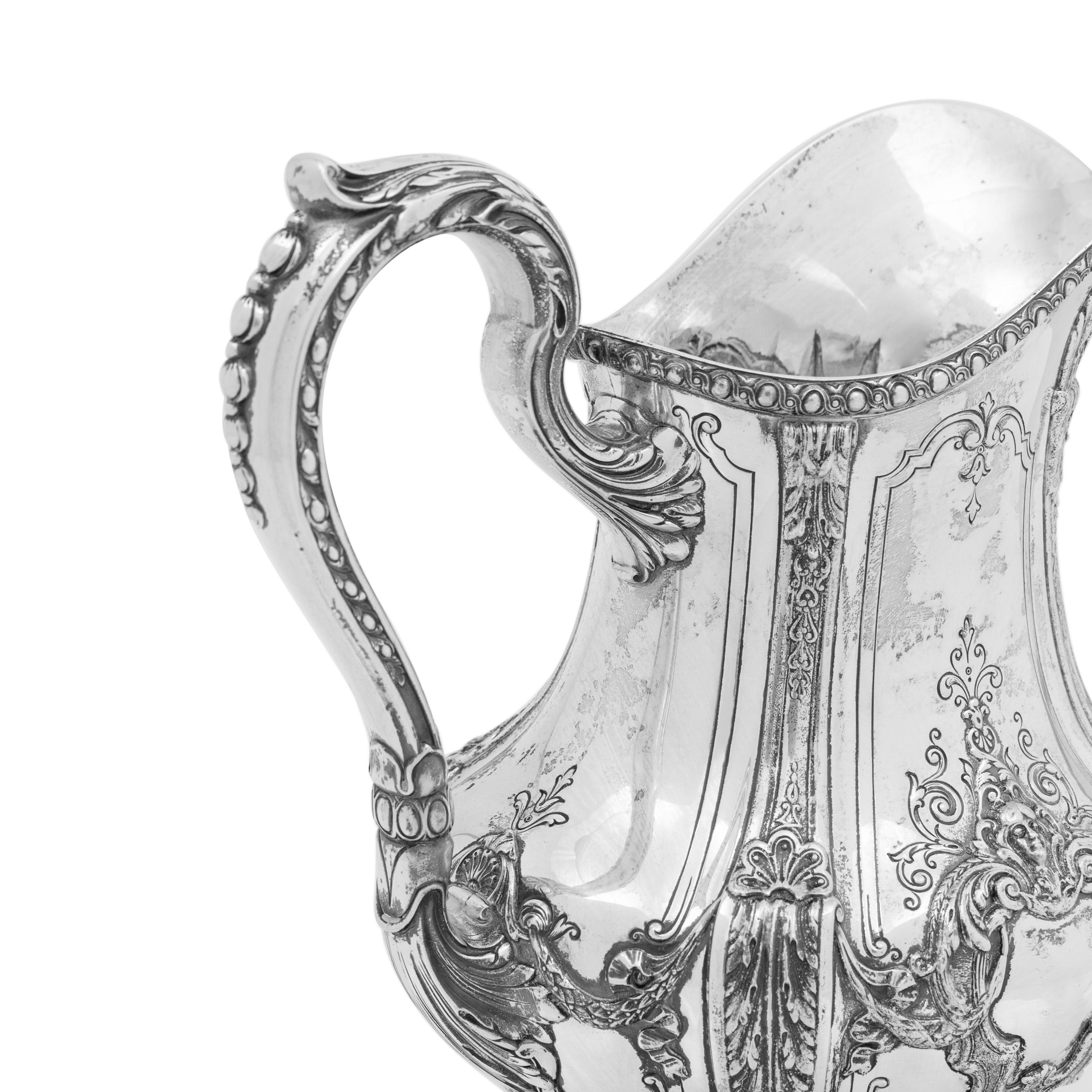 An American Silver Water Pitcher