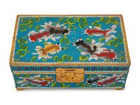 A Chinese Cloisonné Table Casket