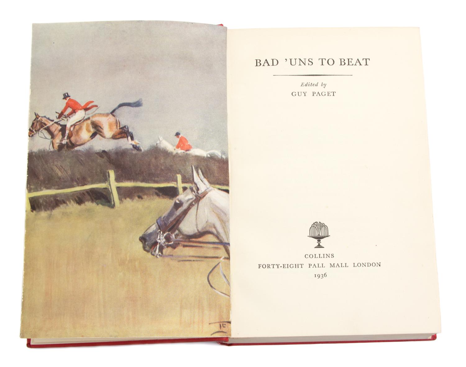 PAGET, Guy. Rum 'Uns to Follow and Bad 'Uns to Beat.