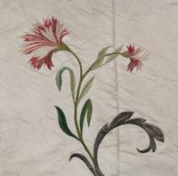 Three Embroidery Panels on Silk Height of largest 11 1/4 x width 11 1/4 inches. — EARLY 20TH CENTURY