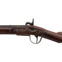 Period Modified Percussion Northwest Trade Gun with Unfinished U.S. Model 1855 Lock