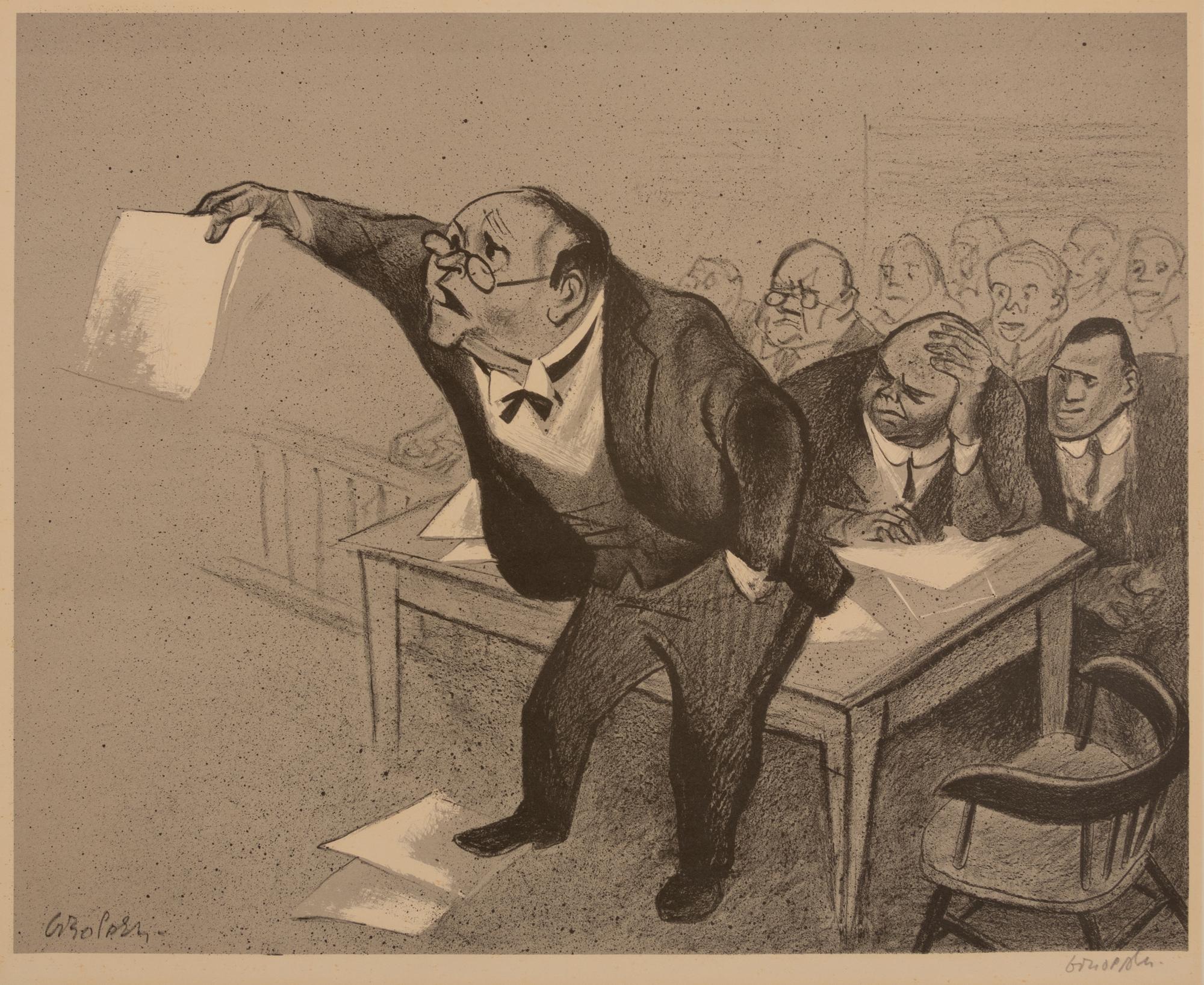 A group of three prints