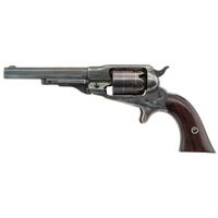Refinished Remington New Model Percussion Pocket Revolver with Remington Flask
