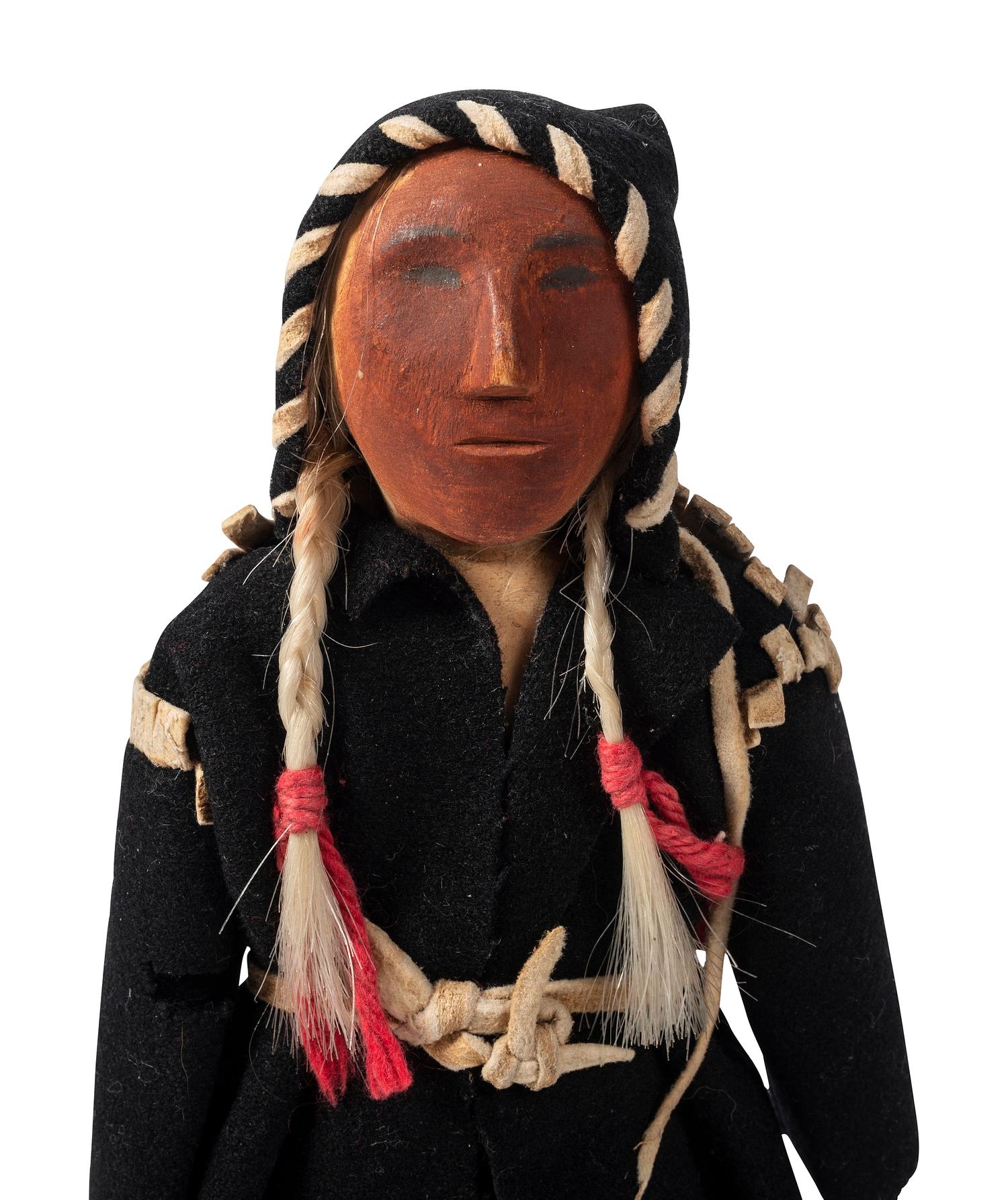 Northeastern and Northern Plains Corn Husk and Wood Dolls