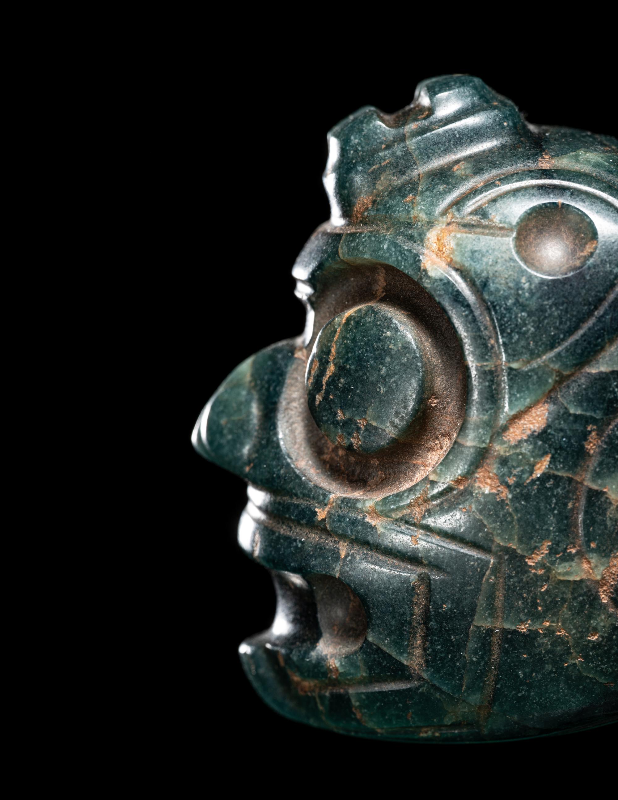 A Costa Rican Jade Ceremonial Mace Head