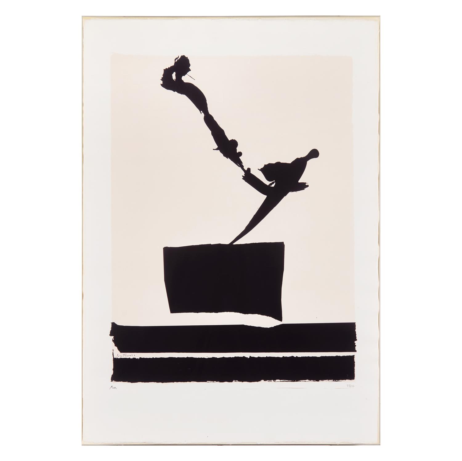 Robert Motherwell (American, 1913-1991) — Africa 5 (from Africa Suite ), 1970