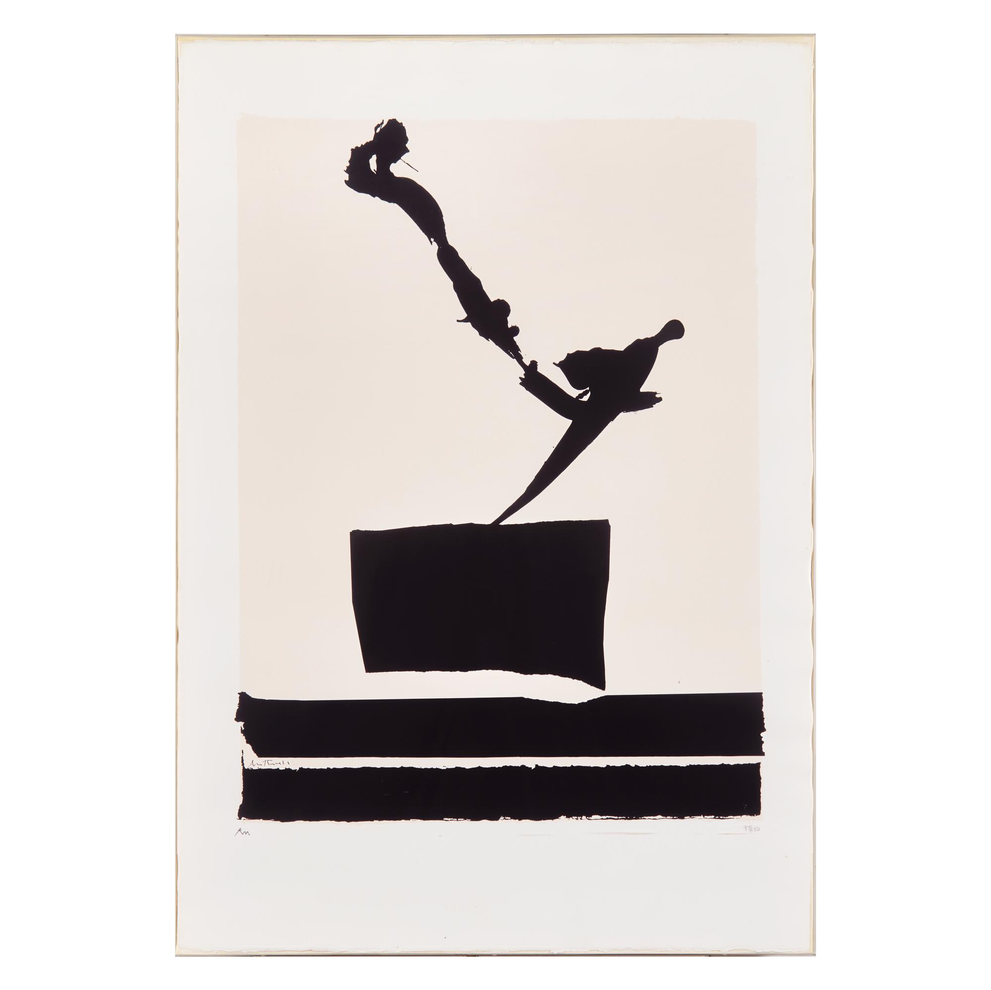 Robert Motherwell (American, 1913-1991) — Africa 5 (from Africa Suite ), 1970