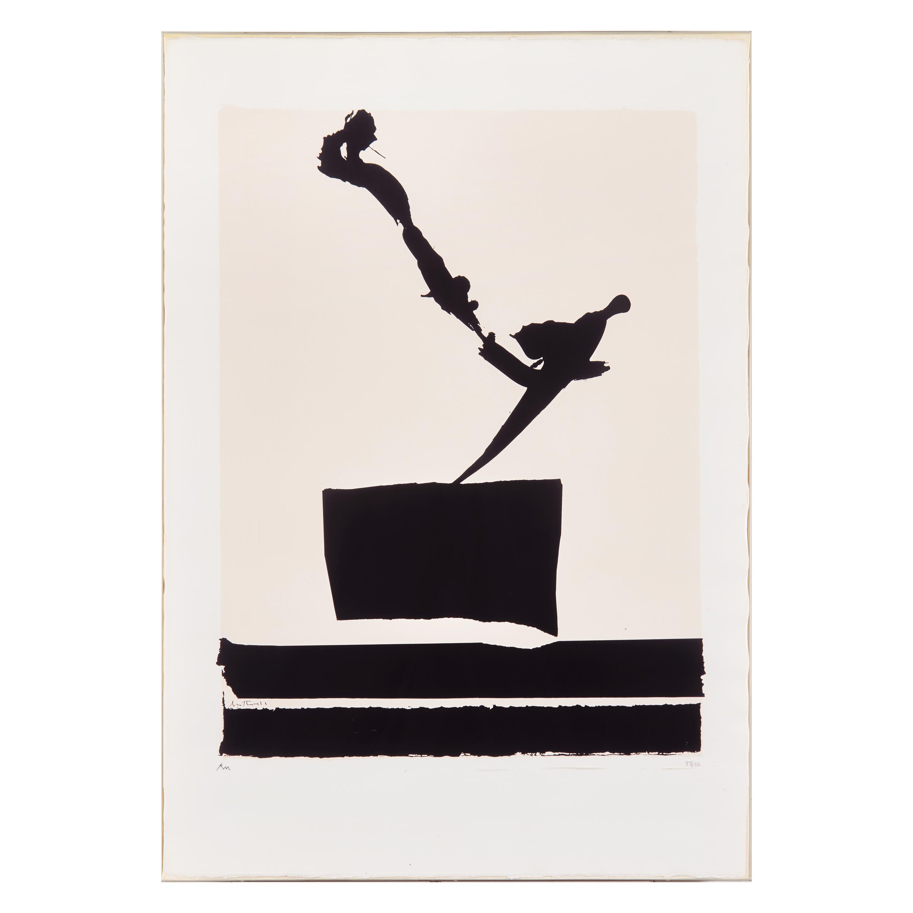 Robert Motherwell (American, 1913-1991) — Africa 5 (from Africa Suite ), 1970