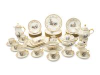 A Rosenthal Porcelain Part Dinner Service — CLASSIC ROSE PATTERN