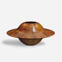 Philip Moulthrop (American, b. 1947) Spalted Maple Saucer "Astro Bowl", USA, circa 1990s
