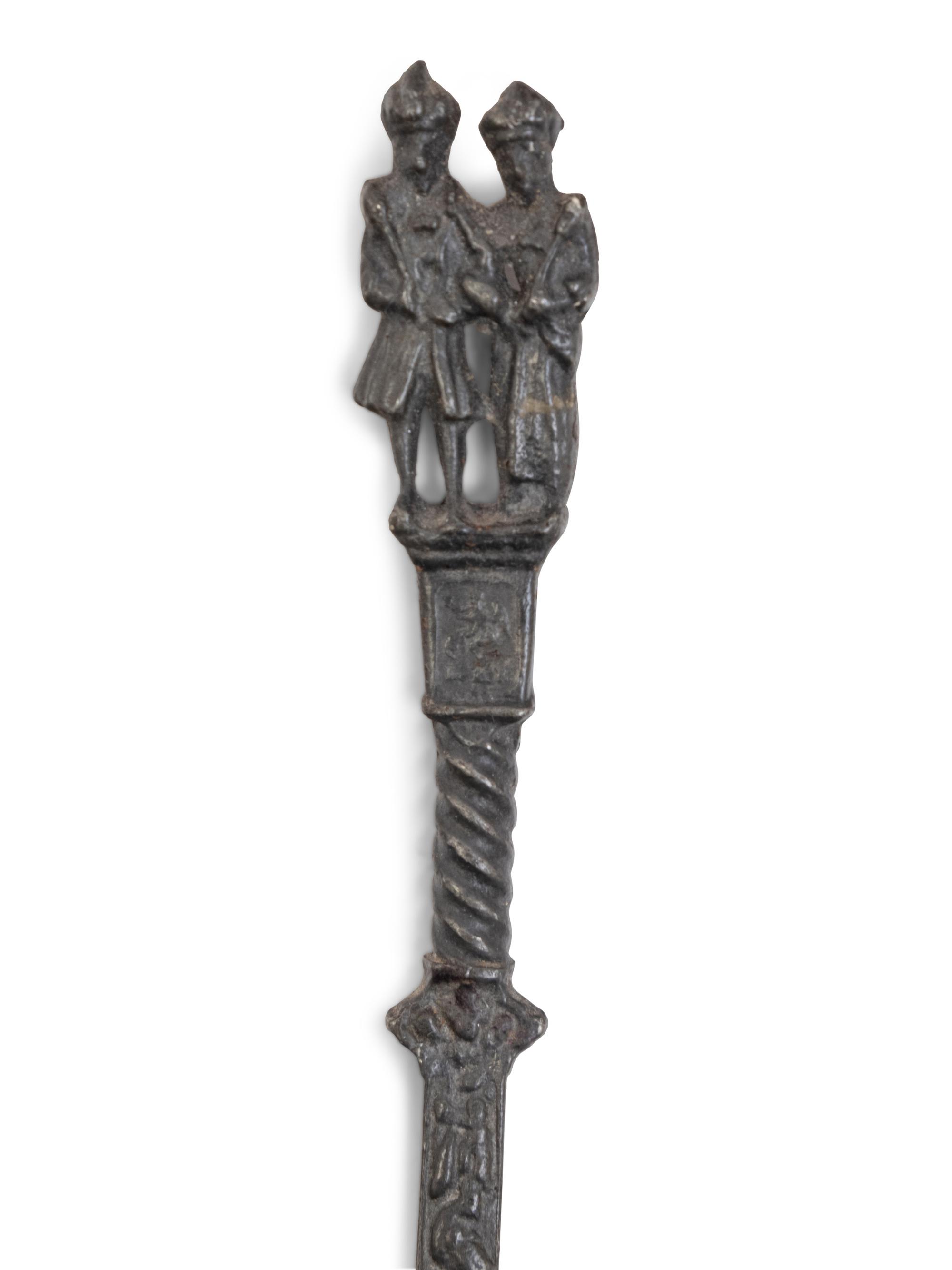 Two Carved Spoon Racks