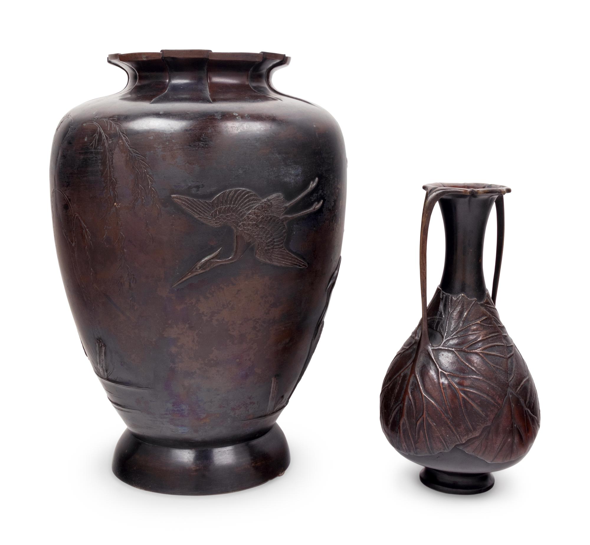 Two Bronze Vases
