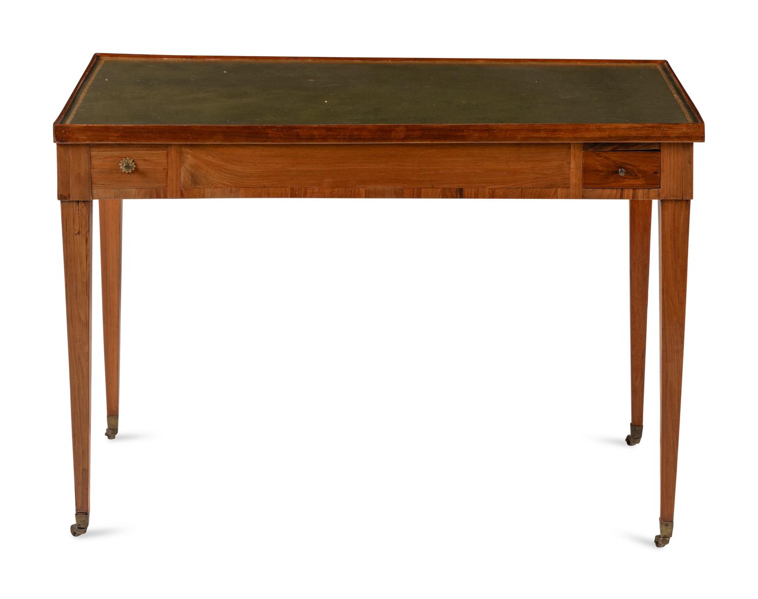 A Louis XVI Mahogany and Ebony Tric-Trac Table