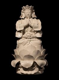 Seven Chinese Blanc-de-Chine Porcelain Immortal Figures