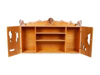 Buffalo Bill Wild West Wooden Hanging Wall Shelf