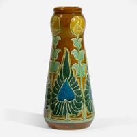 Frederick Hurten Rhead (British-American, 1880-1942) Rare Experimental Vase, Roseville, USA, 1904-1908