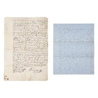 [Native-Americana] [New Mexico] Obregon, Antonio de. Autograph Document, signed
